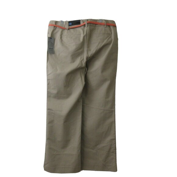Apt 9 Career Slacks Size 14 Tan Dress Pants Modern Fit Trouser Leg Stretch NWT - Picture 2 of 7